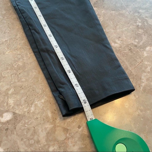 NWT Zara high rise faux leather black leggings size medium - Picture 8 of 8